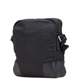 グッチ グッチシマ ショルダーバッグ クロスボディバッグ 162783 ブラック ナイロン レザー メンズ GUCCI 【中古】